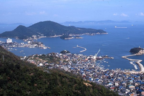 vue aérienne fukuyama traditionnelhistorique tourisme japon hiroshima tomonouchi