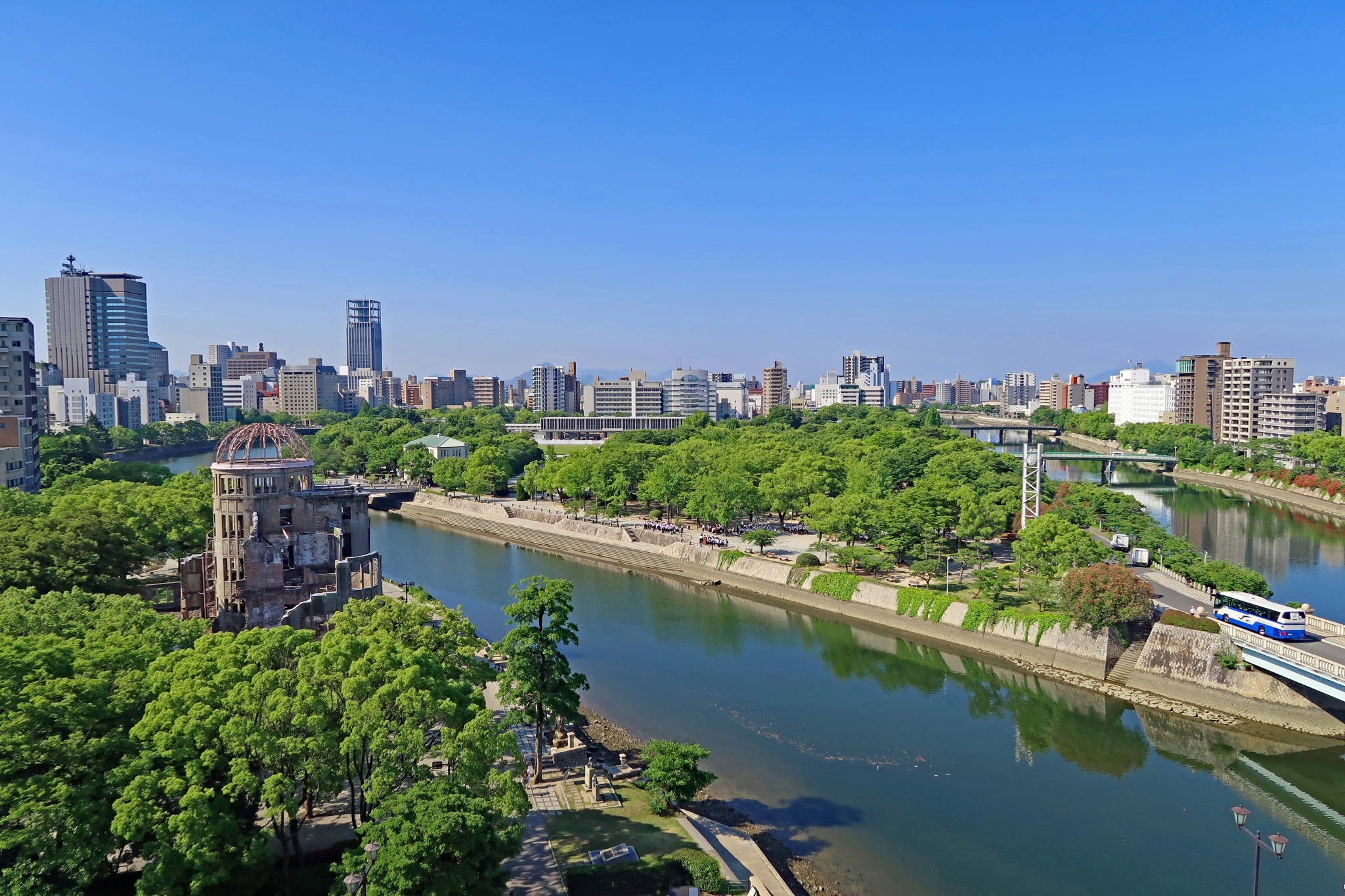 dôme bombe atomique Hiroshima genbaku