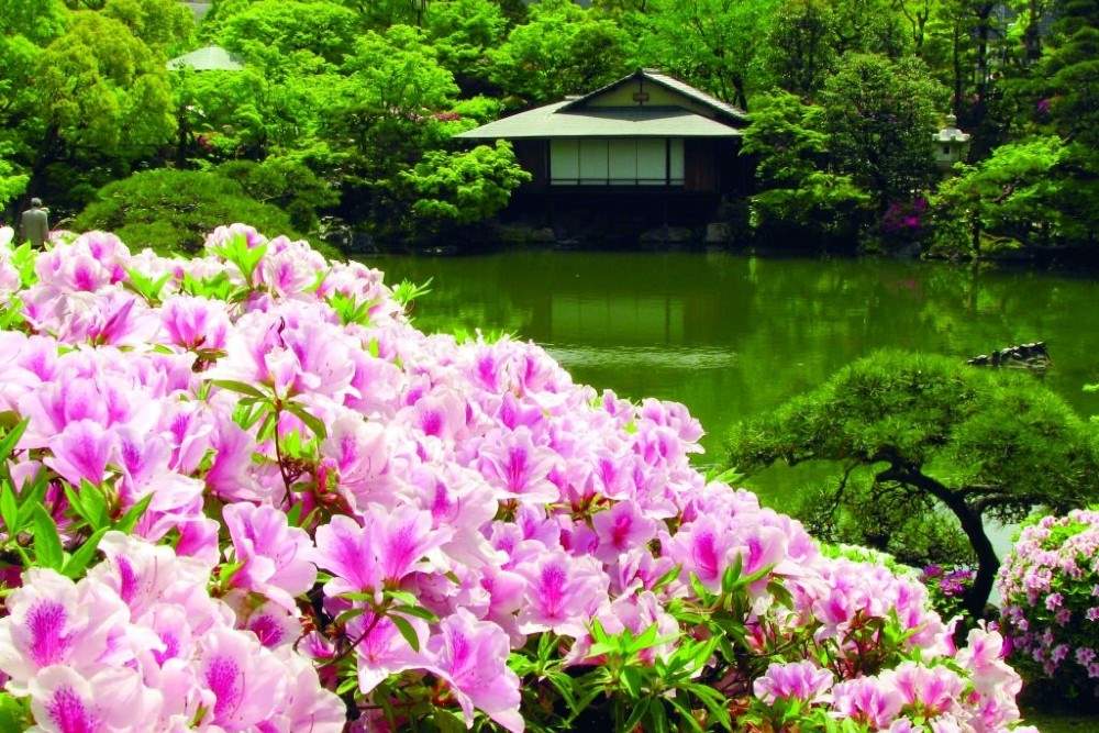 Le jardin japonais Sōrakuen