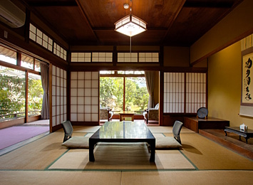 wa sakura - japon - tourisme - voyage - shimane - matsue - tamatsukuri - onsen - ryokan - traditionnel - hoseikan - chambre japonaise