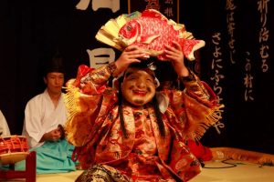 L'atelier de masques de Kagura Kobayashi à Yunotsu
