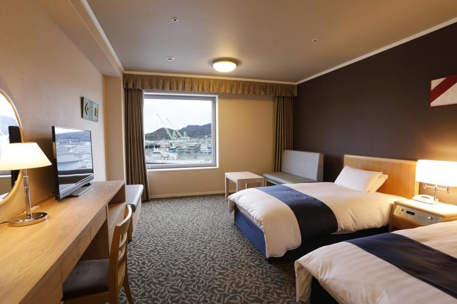 wa sakura - japon - tourisme - voyage - hébergement - hiroshima - onomichi - green hill hotel - chambre d'hôtel
