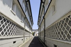 La rue des brasseries à Saijō