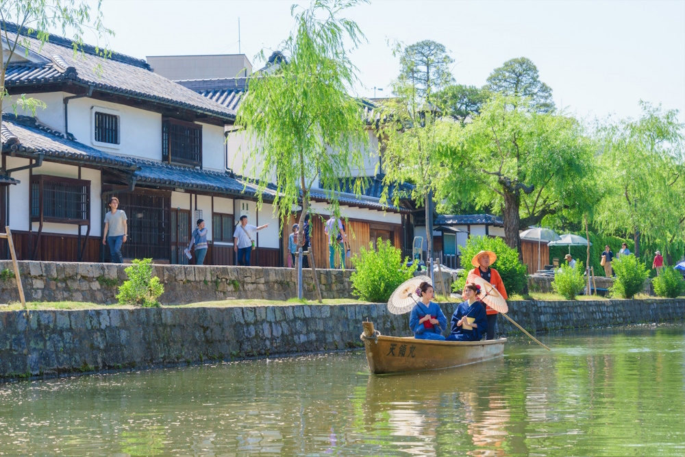 Le quartier historique de Kurashiki bikan