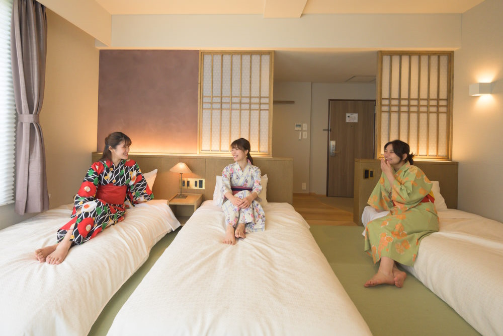 wa sakura - japon - tourisme - voyage - shimane - matsue - hôtel - new urban hotel - chambre japonaise